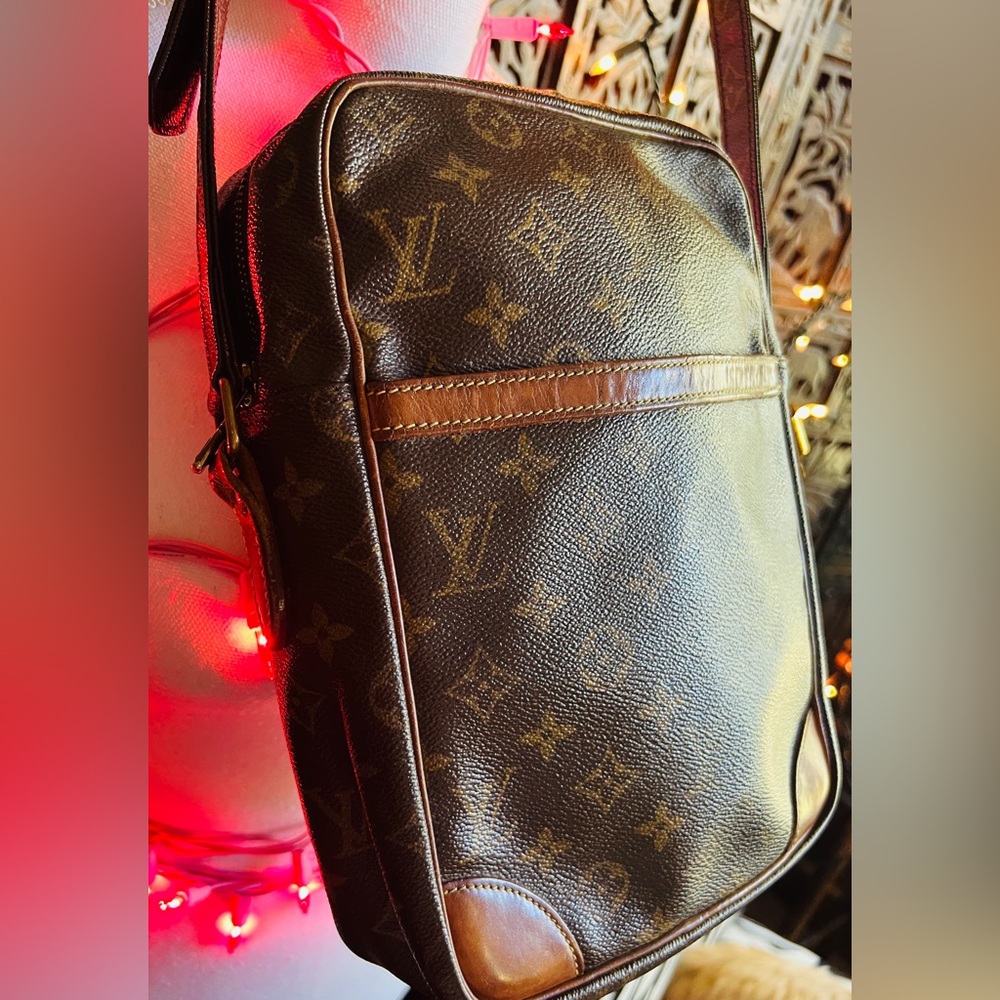 Louis Vuitton Danube Brown Monogram Crossbody Vintage